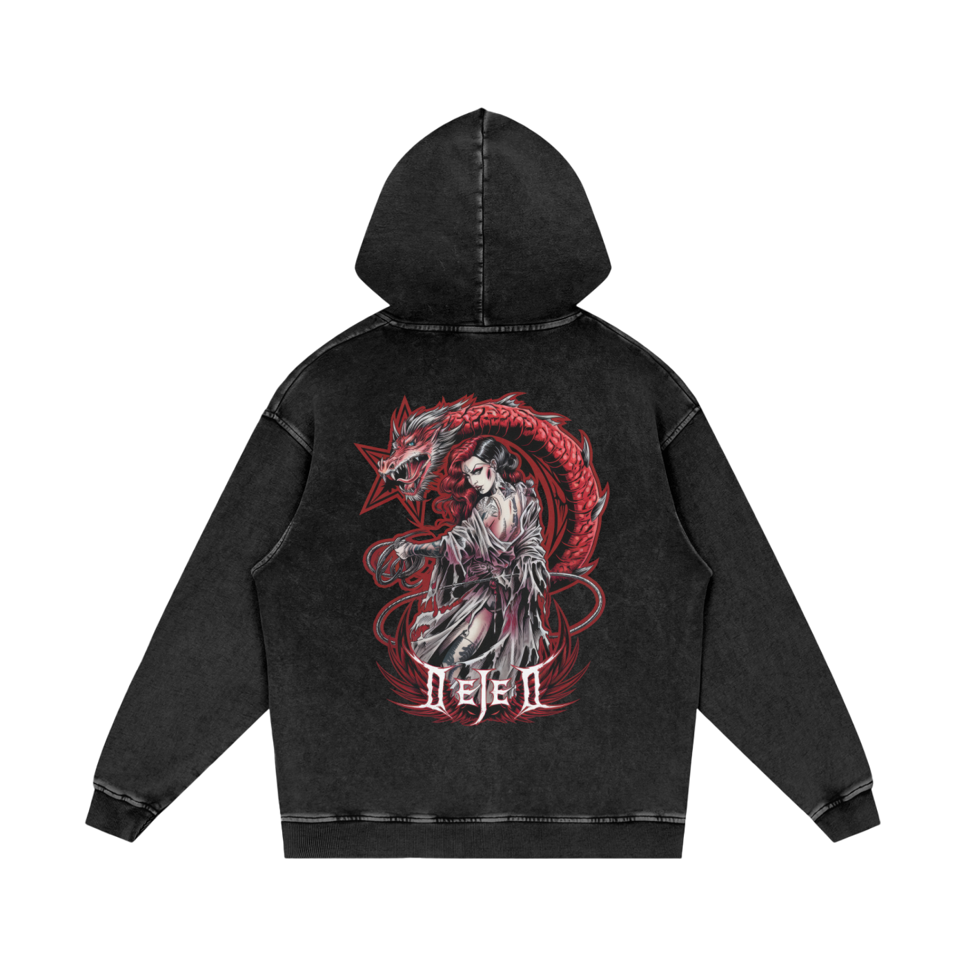 Dejen Season 2 Acid Wash Oversize Hoodie