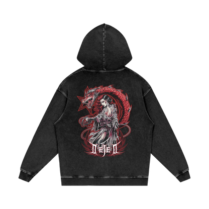 Dejen Season 2 Acid Wash Oversize Hoodie