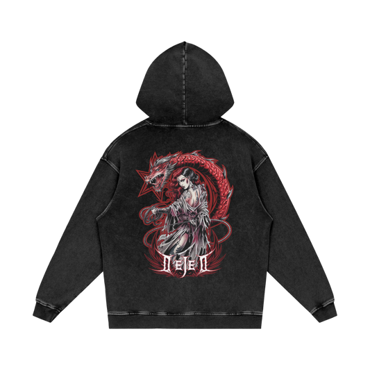 Dejen Season 2 Acid Wash Oversize Hoodie