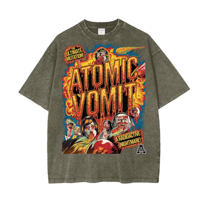 Aonaran Graphic Acid Wash Oversize T-Shirt