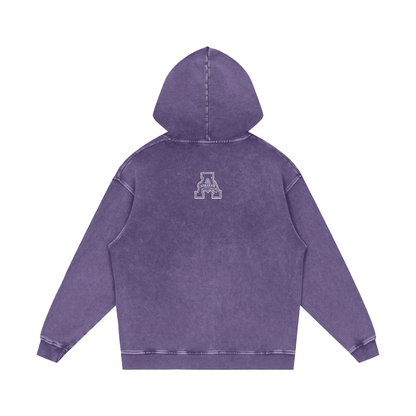 Cold World Acid Wash Oversize Hoodie