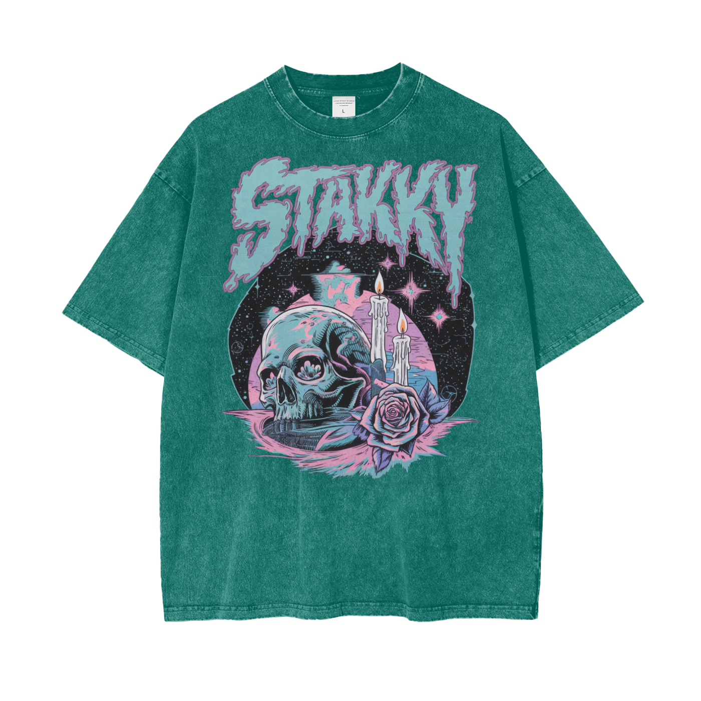 Stakky Oversize Snow Washed T-Shirt