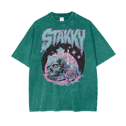 Stakky Oversize Snow Washed T-Shirt