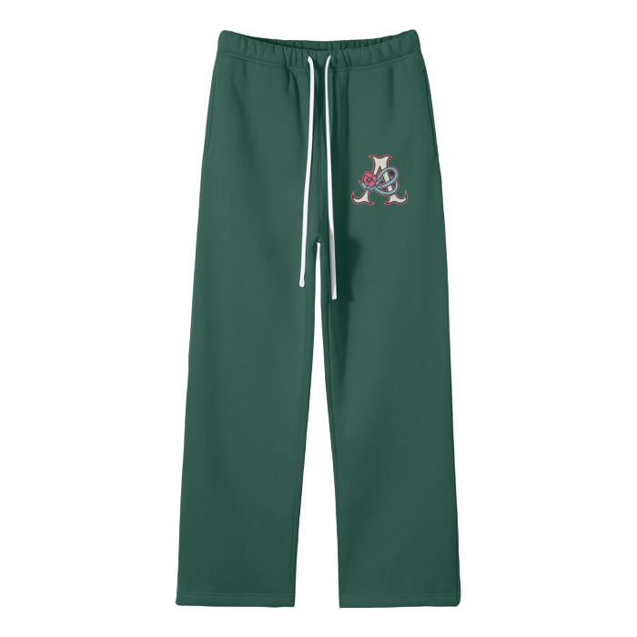 DeJen by DeJenQueen Unisex Solid Color Fleece Straight Leg Pants