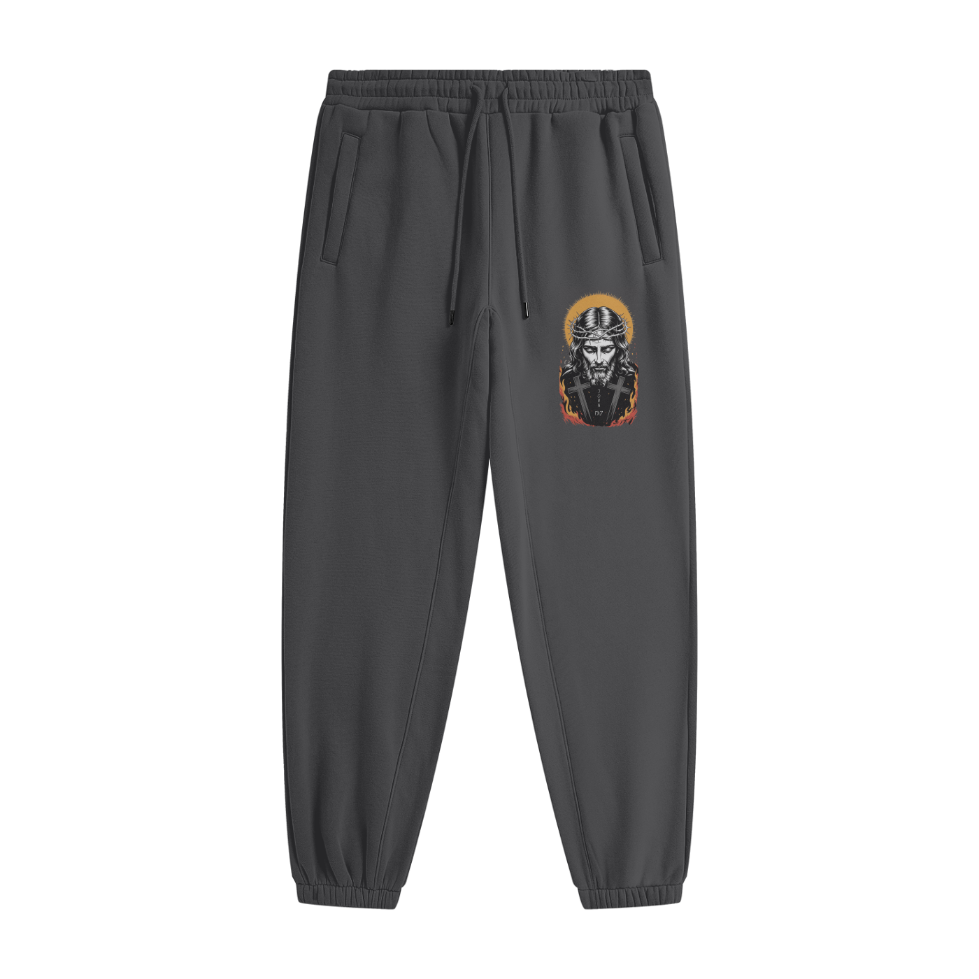 Jesus is King Unisex Fleece Joggers