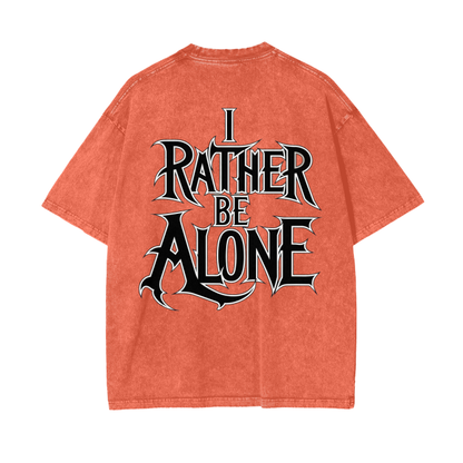 Aonaran Graphic Acid Wash Oversize T-Shirt