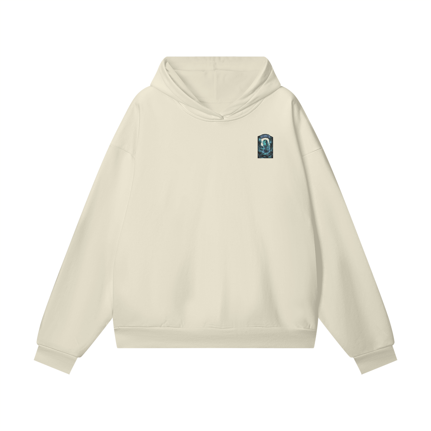 Disconnected Oversize Heavyweight Hidden Pocket Fleece Hoodie