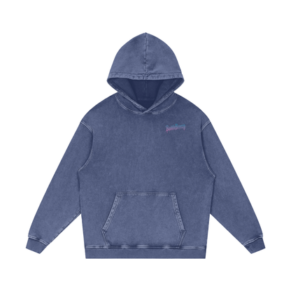 BaddieBreezy Acid Wash Oversize Hoodie