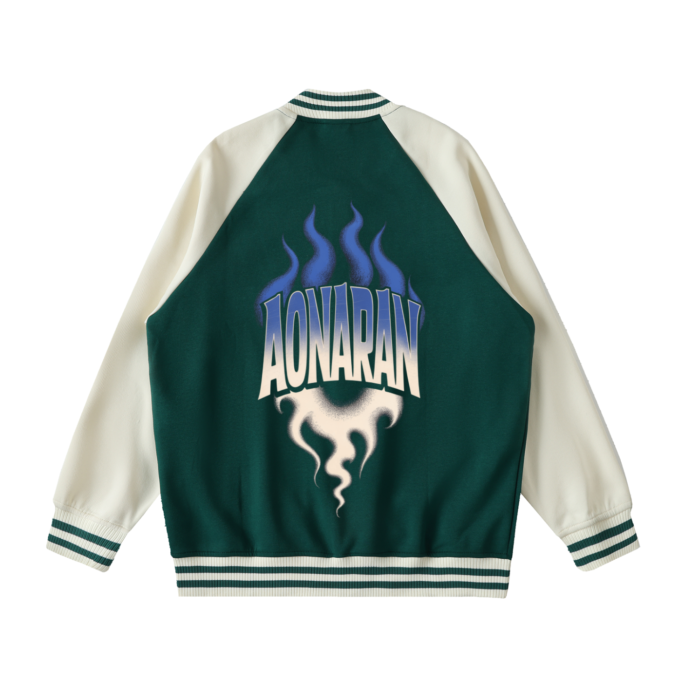 Aonaran Varsity Two Tone Raglan Sleeve Varsity Jacket