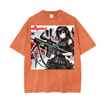 Allysinz Oversize Snow Washed T-Shirt