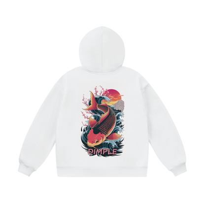 Dimple Oversize Heavyweight Fleece Hoodie