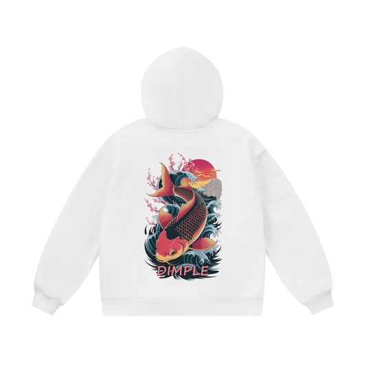 Dimple Oversize Heavyweight Fleece Hoodie