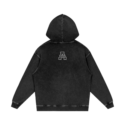 Cold World Acid Wash Oversize Hoodie