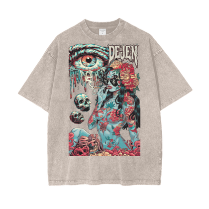 DeJen by DeJenQueen Oversize Snow Washed T-Shirt