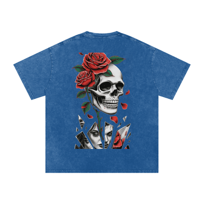 GhostGirlXoxx Acid Wash Oversize T-Shirt