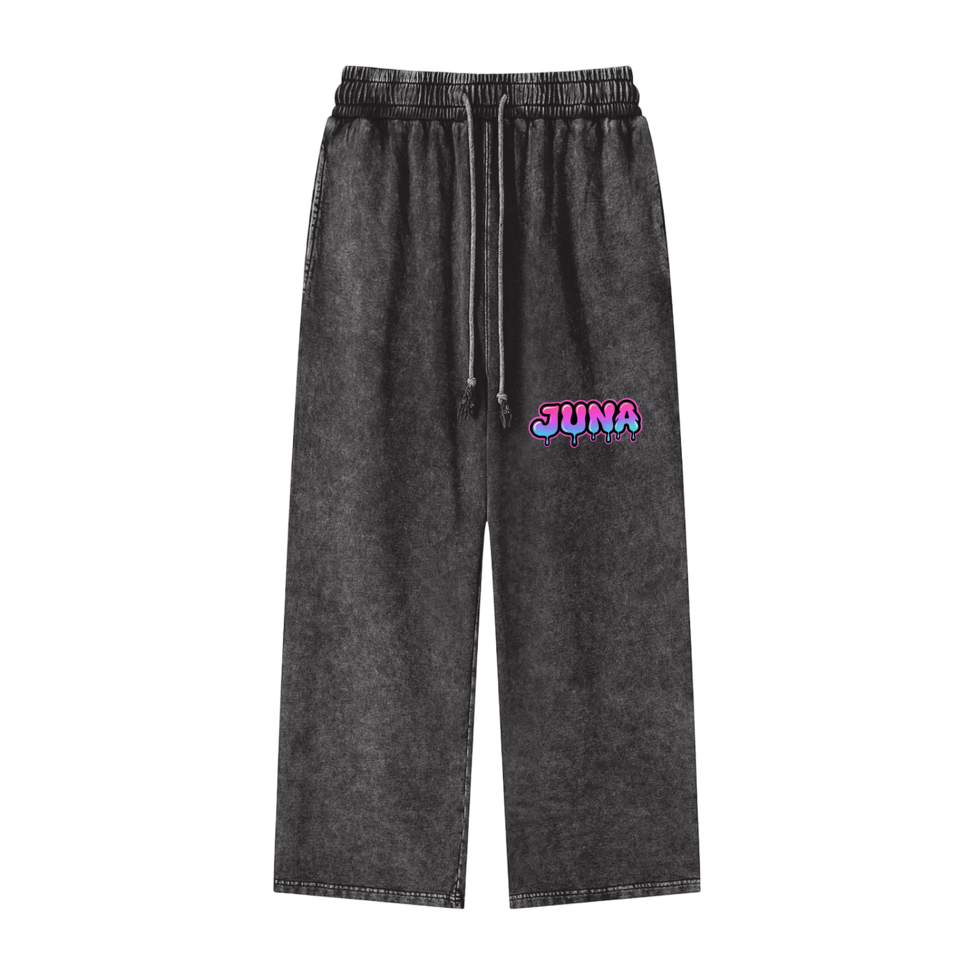 Juna Acid Wash Straight Leg Pants