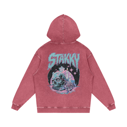 Stakky Acid Wash Oversize Hoodie