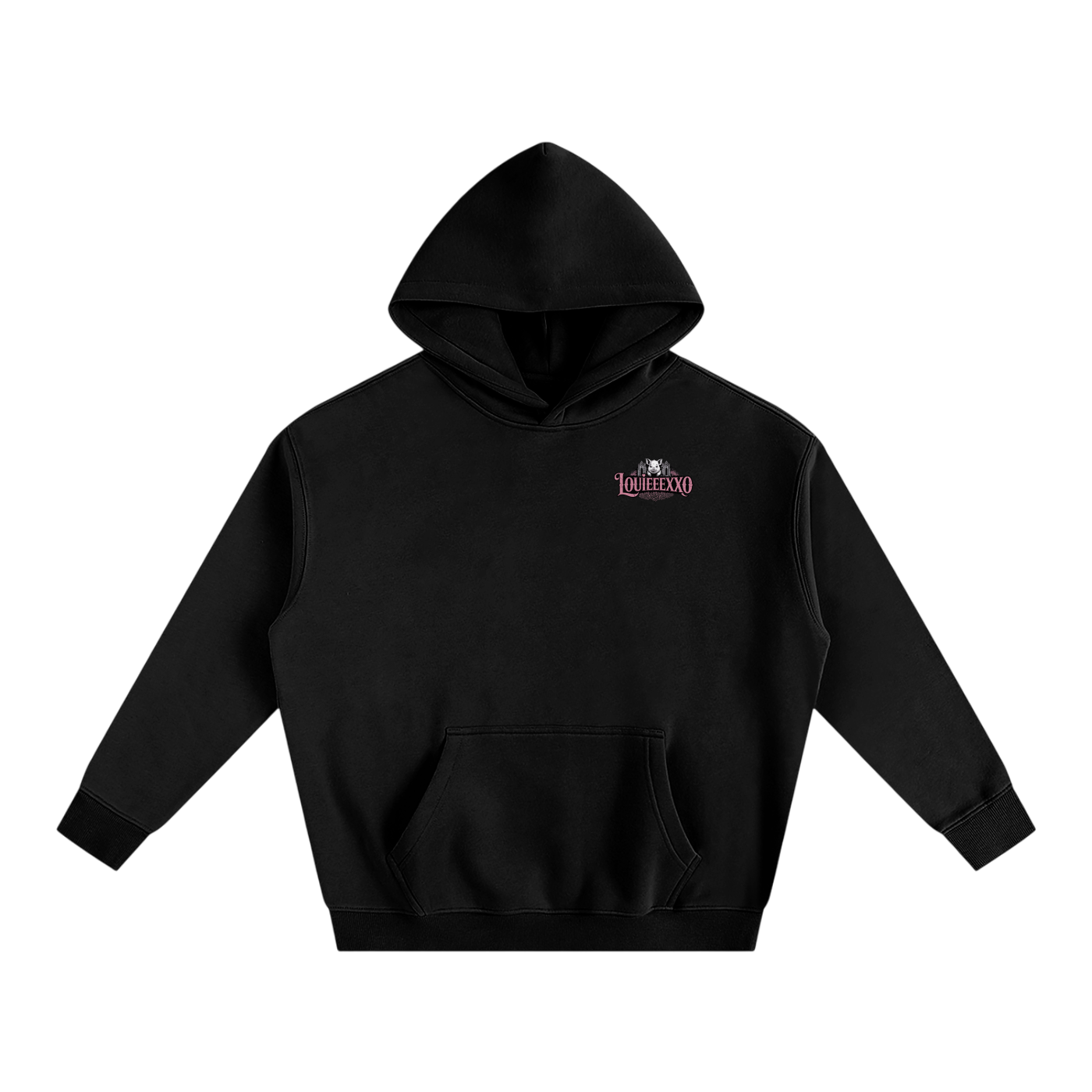 Louieeexxo Oversize Fleeced Hoodie