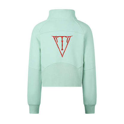 Aonaran NevaeH Cropped Half-Zip Sweatshirt