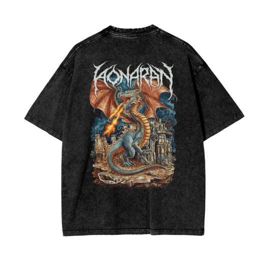 Aonaran Reversed Oversize Snow Washed T-Shirt