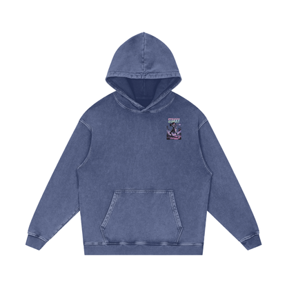 Stakky Season 2 Acid Wash Oversize Hoodie