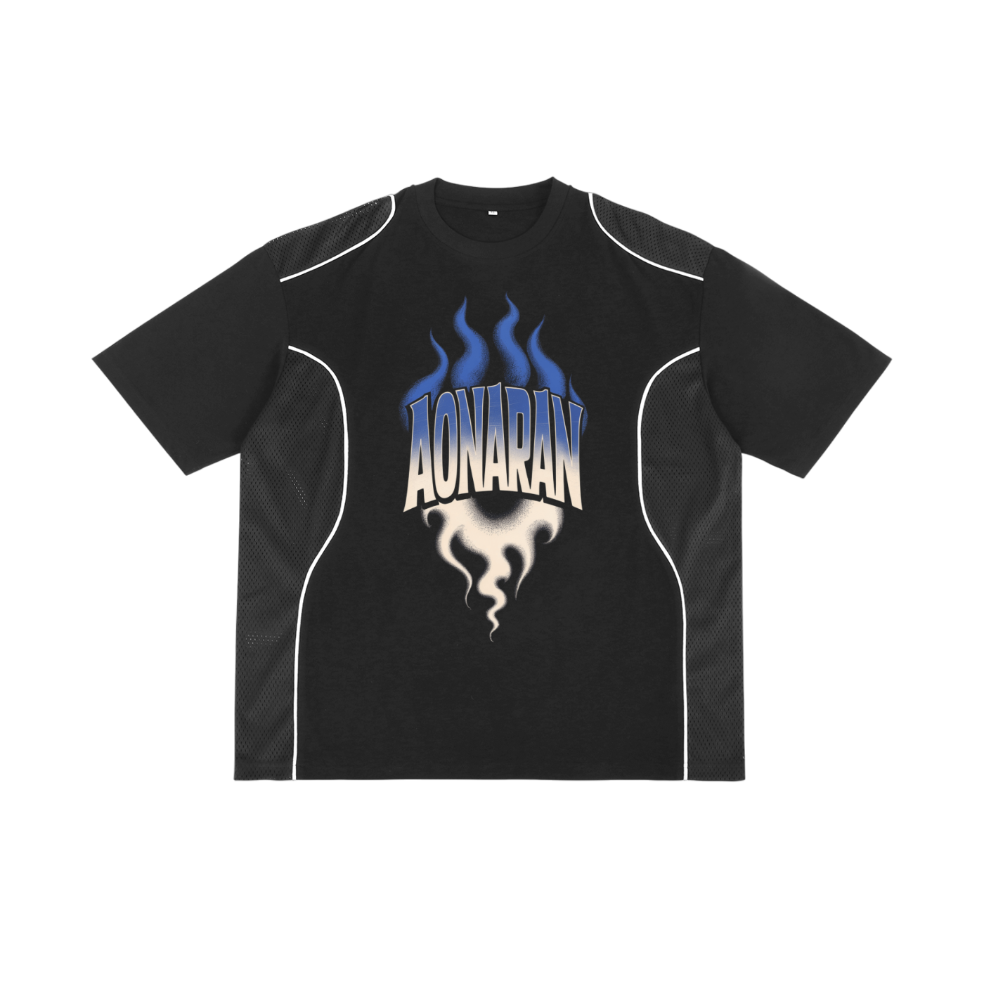 Aonaran Varsity Contrast Piped Panel T-Shirt