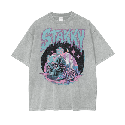 Stakky Oversize Snow Washed T-Shirt