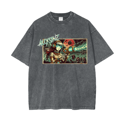 Allysinz Oversize Snow Washed T-Shirt