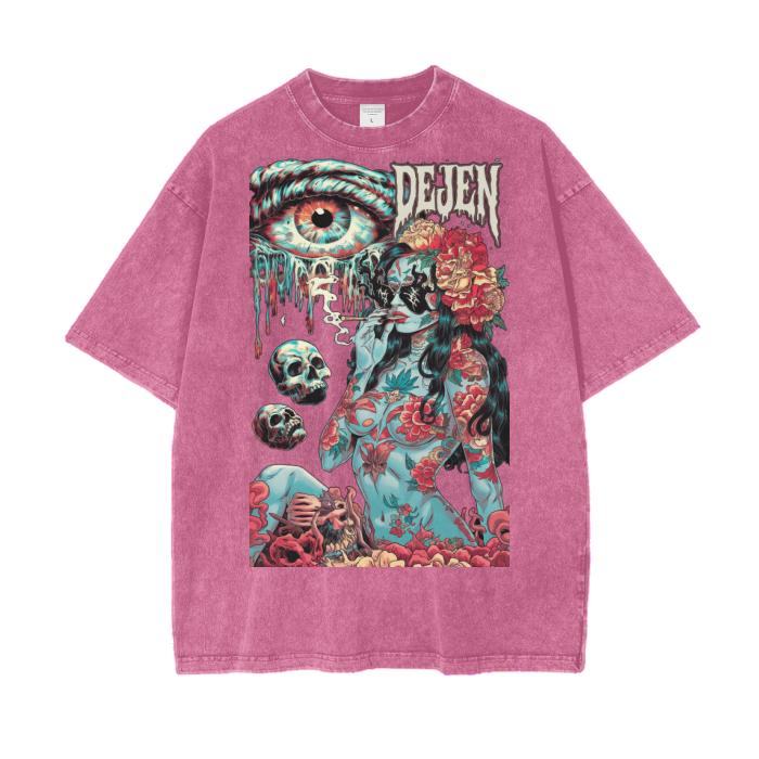 DeJen by DeJenQueen Oversize Snow Washed T-Shirt
