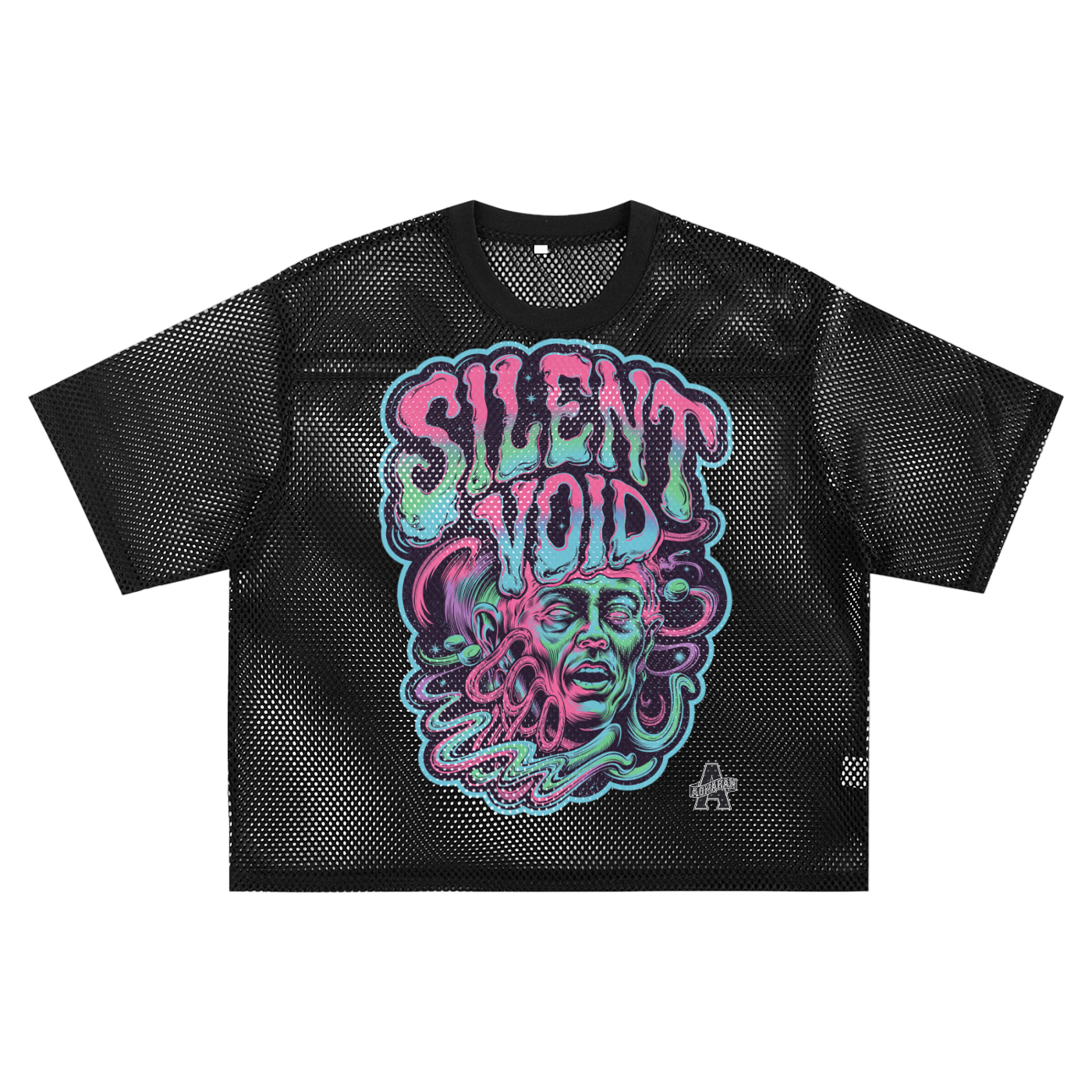 Aonaran 1 OFF See-through Boxy Net T-shirt