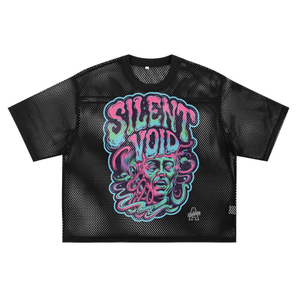 Aonaran 1 OFF See-through Boxy Net T-shirt