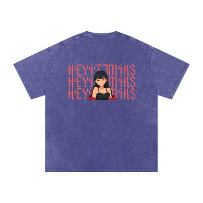 HeyItzMiks Acid Wash Oversize T-Shirt