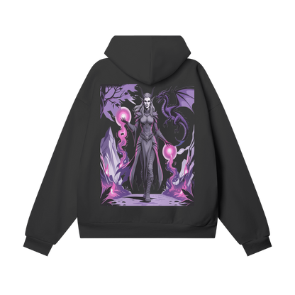 Saphnir Oversize Heavyweight Hidden Pocket Fleece Hoodie