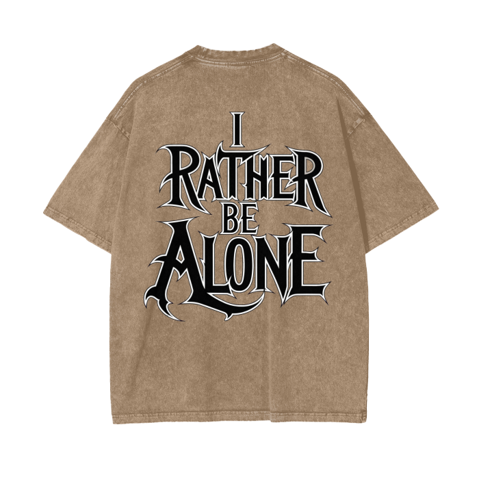 Aonaran Graphic Acid Wash Oversize T-Shirt