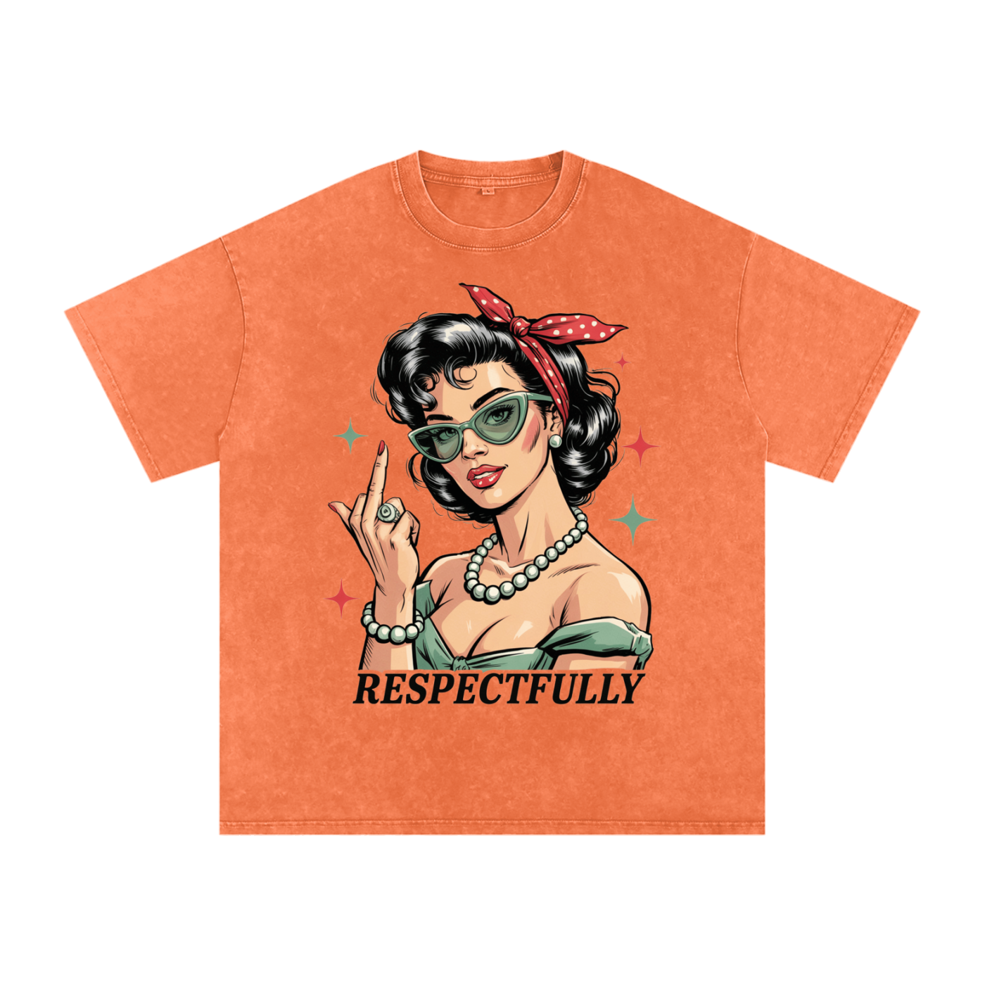 Aonaran 420 Acid Wash Oversize T-Shirt