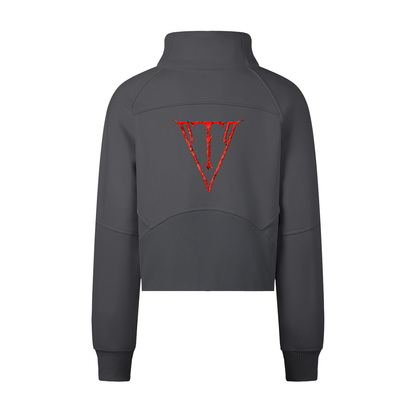Aonaran NevaeH Cropped Half-Zip Sweatshirt