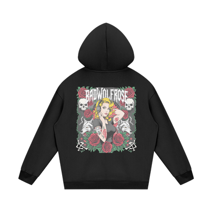 BadWolfRose Fleece Hoodie
