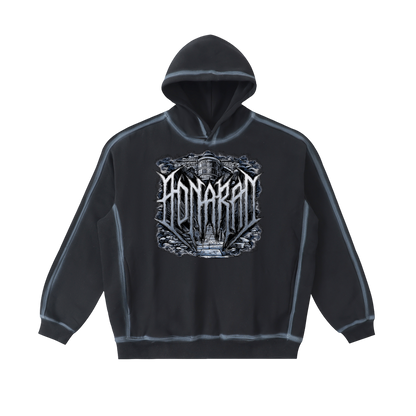 Aonaran Angelic Frost Sunfaded Edge Fleece Hoodie