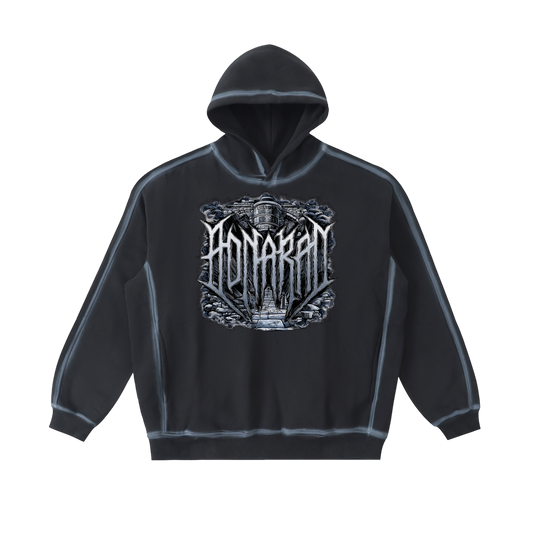 Aonaran Angelic Frost Sunfaded Edge Fleece Hoodie