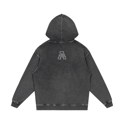 Cold World Acid Wash Oversize Hoodie