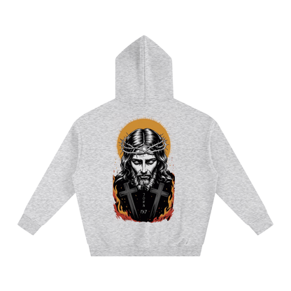 Jesus is King Oversize Fleeced Hoodie