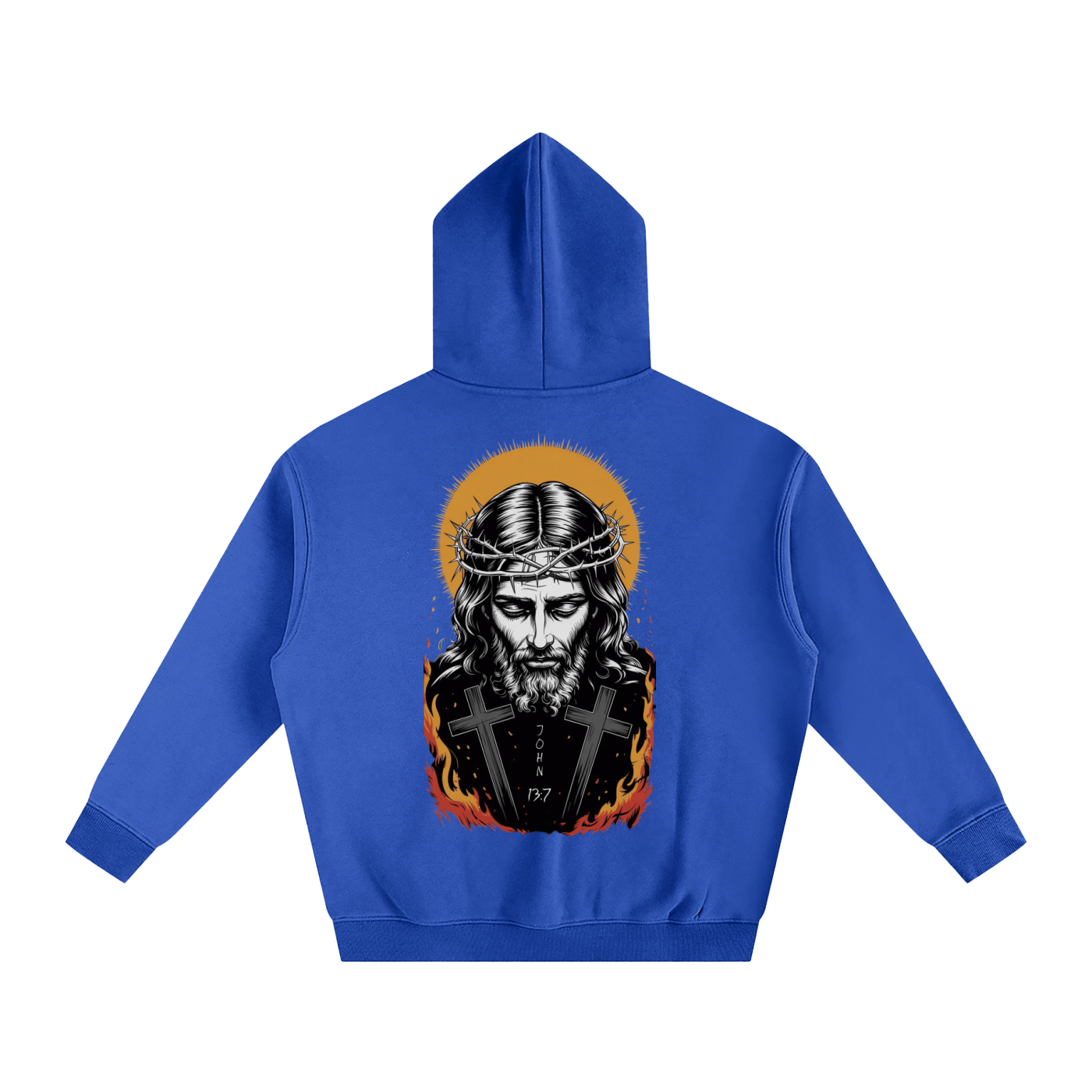 Jesus is King Oversize Fleeced Hoodie