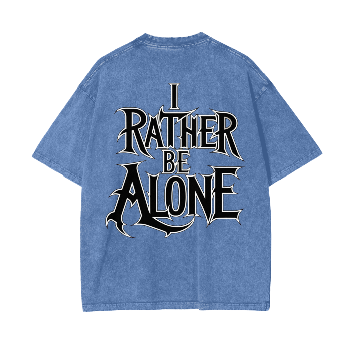 Aonaran Graphic Acid Wash Oversize T-Shirt