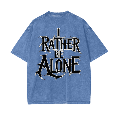 Aonaran Graphic Acid Wash Oversize T-Shirt