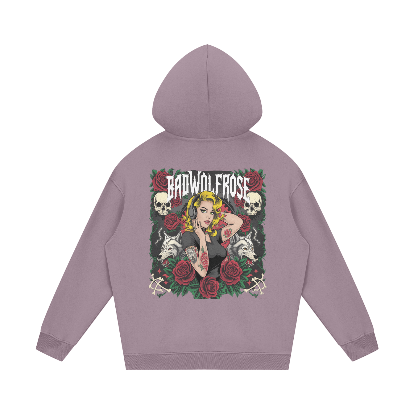 BadWolfRose Fleece Hoodie
