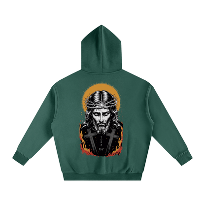 Jesus is King Oversize Fleeced Hoodie