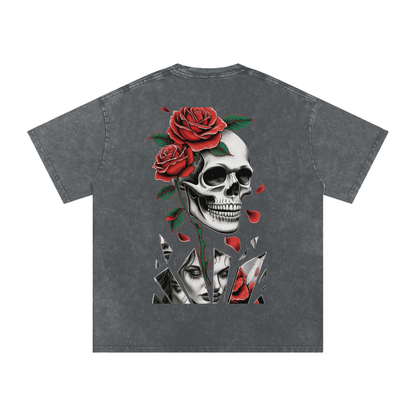 GhostGirlXoxx Acid Wash Oversize T-Shirt