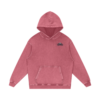 Louieeexxo Snow Washed Loose Cotton Hoodie