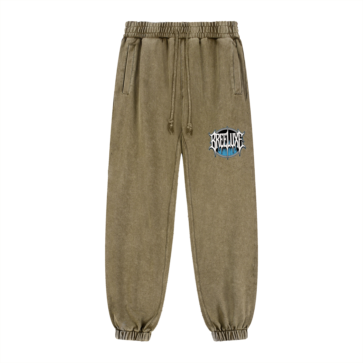 BreeLuxe Season 2 Snow Wash Heavyweight Jogged Sweatpants