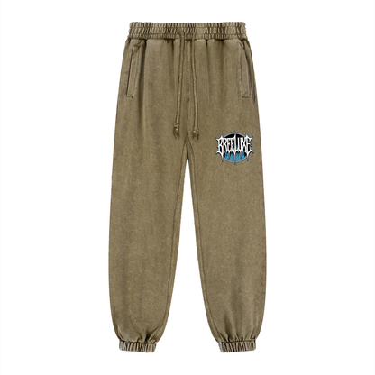 BreeLuxe Season 2 Snow Wash Heavyweight Jogged Sweatpants